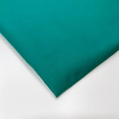 Plain 100% Cotton Fabric 60 Inch Wide Material Metre Plain Coloured • £26.99