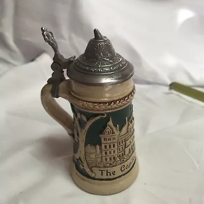 Miniature 4 1/2” Beer Stein The Capitol Albany NY Made In Germany • $19.99