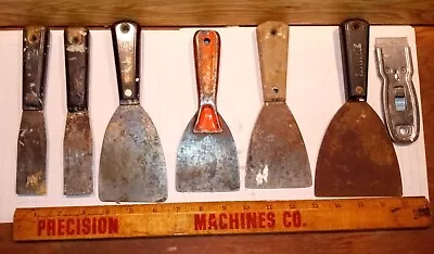 VINTAGE Tools Mixed Lot Putty KNIVES Scrapers Tool Lot ☆US  • $9