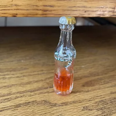 Orange Crush 3  Miniature Glass Bottle Vintage  Soda Americana • $14.99