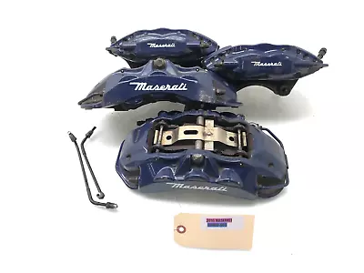 2014-2019 Maserati Ghibli S Front & Rear Brake Calipers Brembo Set X4 W/pads Oem • $999.99