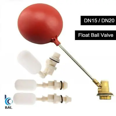 £11.15 • Buy Water Tank Float Valve Ball Cock UK Plastic Brass Float Ball Valve Ball Cock