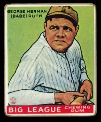 1995 R&N China Porcelain Reprints 1933 Goudey #181 Babe Ruth Card #/5000 • $19.95