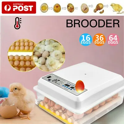Egg Incubator Fully Automatic Digital LED Hatch Turning Chicken Duck Poultry • $103.99