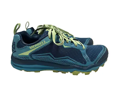 Merrell Shoes Womens Blue Green Siren Edge Hiking Performance J41318 Outdoor 8.5 • $14.99