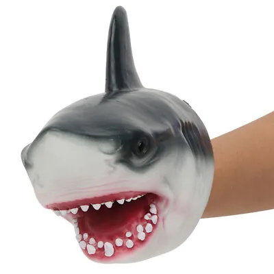 £5.42 • Buy Great Decoration Glove Funny Toys Stretchy Shark-Head Hand Puppet Toys Gift