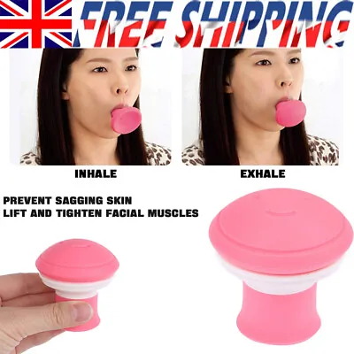 Face Slimming V Shape Anti Wrinkle Tool Exerciser Facial Mouth Jaw Line Exercise • £5.88