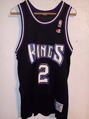 Vintage Sacramento KINGS BASKETBALL SHIRT JERSEY Sz 36  MITCH RICHMOND #2 • $62.99