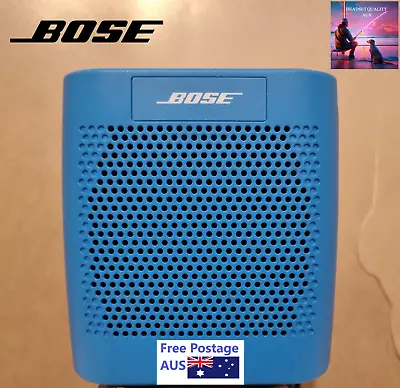 Bose SoundLink Colour Speaker   BLUE  Portable Bluetooth AUX -Always Kept In Box • $120