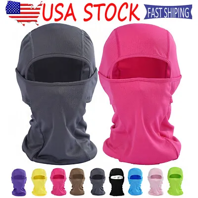 Balaclava Cooling Full Face Mask Cosplay UV Protection Motorcycle Helmet Liner • $8.99