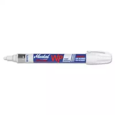 Markal PRO-LINE WP Paint Markers 1/8 In Tip Medium White - 12 BX (434-96930) • $63.27