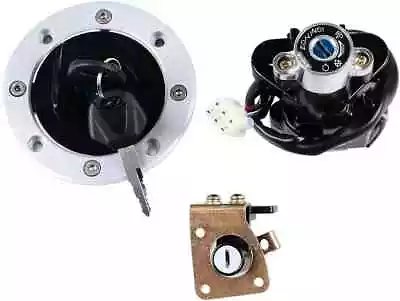 For GSXR600/750/1000 2001-2003 Ignition Switch Lock Fuel Gas Cap Cover Key Set • $23.45