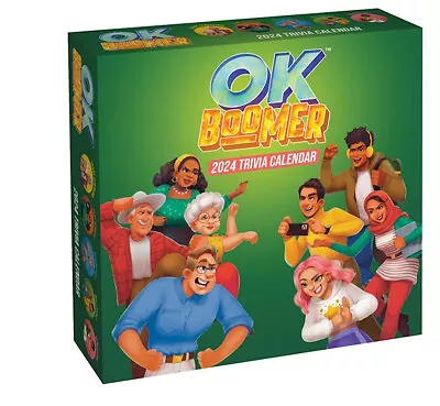 2024 Calendar OK Boomer Day-to-Day Boxed Andrews McMeel AM79006 • $14.75