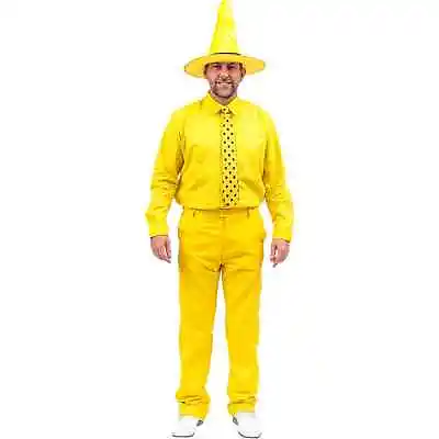 Curious Monkey Man In The Yellow Hat Costume Halloween In Yellow Size L • $50