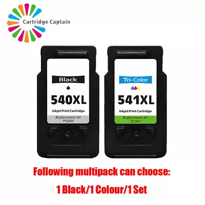 LOT Ink For Canon PG540XL CL541 Pixma MG2150 MG4150 MX375 MG3350 • £18.59