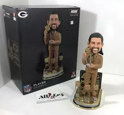 2022 GREEN BAY PACKERS AARON RODGERS BOBBLEHEAD  4X MVP NFL  FOCO #'d/221 ~ NIB • $144.99