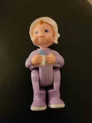 $12.99 • Buy Vintage Fisher Price Loving Family Baby Girl Doll Purple Pajamas 1994