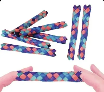 £5.78 • Buy  Classic Bamboo Chinese Finger Traps (5 ) For Kids And Adults. (12 Pack)