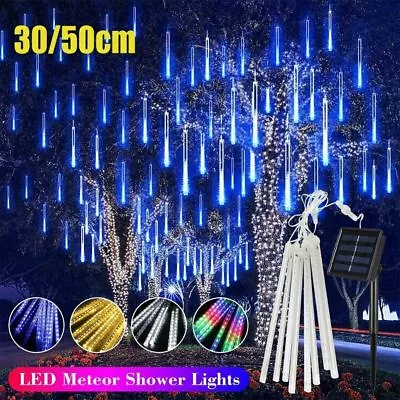 12 /20  Meteor Shower Falling Star Rain Drop Icicle Snow Fall Xmas Fairy Light • $12.87