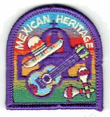 MEXICAN HERITAGE Iron O Patch Spanish Mexican  • $3.89