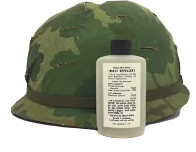 M1 Helmet Vietnam Insect Repellent Bottle Reproduction Reenactor Cosplay • $19.95