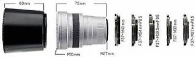 $184.95 • Buy Raynox HD-2205 PRO (HD-2200) 2.2X Telephoto Lens 27mm 30mm 30.5mm 34mm 37mm 43mm