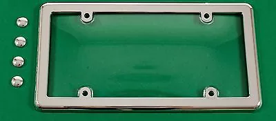 UNBREAKABLE Clear License Plate Shield Cover + CHROME Frame For MERCEDES • $5.75