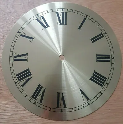 £27.95 • Buy NEW - 8 Inch Clock Dial Face - SOLID BRASS - 203mm Roman Numerals - DL20