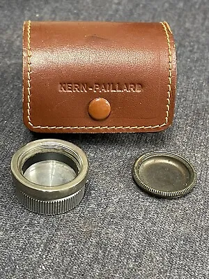 Vintage Kern-Paillard Leather Lens Case Made In Japan And Lens Covers • $25