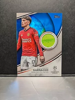 Alejando Garnacho TS-AJ /99 Patch 2023-24 Topps UCC UEFA • £31