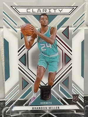 2023 Panini Elite Basketball Brandon Miller Rookie Clarity RC #19 Hornets • $1.99