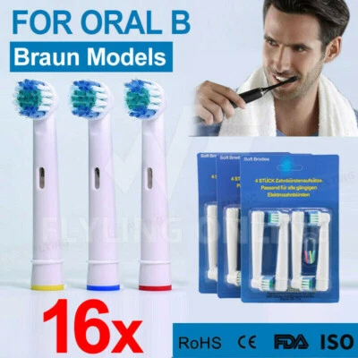 4-32X Replacement Toothbrush Electric Brush Heads For Oral B Braun Models Series • $7.49