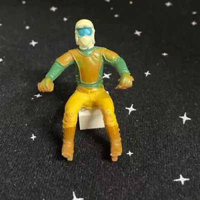 Vintage Rubber Motorcycle Rider Toy Figure 2.5  • $3.95