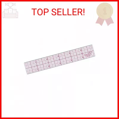 Westcott W-10 6-Inch 8ths Graph Ruler Transparent Plastic 1 X 6 In • $4.81