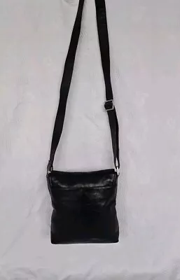 Oroton Australia Leather Shoulder Handbag Purse Black Crossbody Bag Womens. • £50