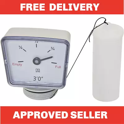 Fuel Tank Level Float Gauge - 3ft - Heating Oil Diesel & Water - FREE DELIVERY • £24.95