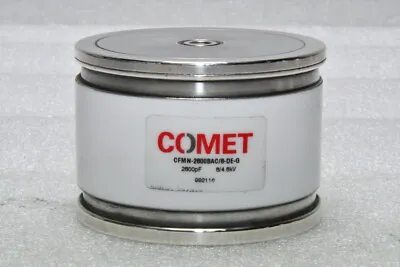 Comet Vacuum Capacitor CFMN-2800BAC/8-DE-G 2800pF 8/4.8kV FREE SHIPPING • $89.90