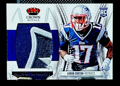 2013 Crown Royale Royalty Jumbo Materials Prime /49 Aaron Dobson #1 Rookie RC • $5.99