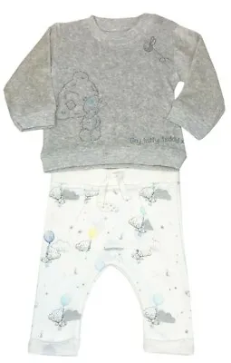 £11.99 • Buy Ex M&S Tatty Teddy Baby Boy Grey Top & Bottoms Outfit Set Age N/B 0 3 6 Months 