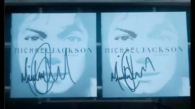 Michael Jackson Original Autograph In Person | 2001 Invincible Signing Session • £129.81