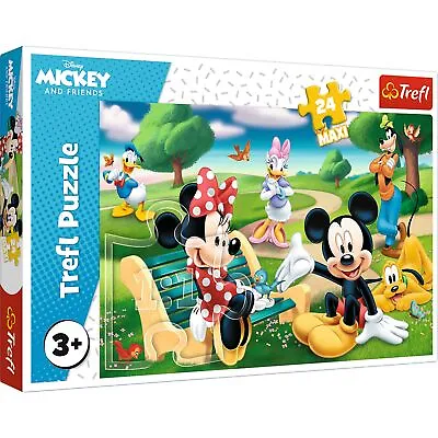 £9.99 • Buy Trefl 24 Maxi Piece Kids Large Mickey Mouse With Friends Jigsaw Puzzle NEW