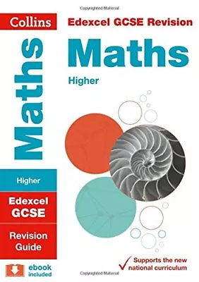 Edexcel GCSE Maths Higher Revision Guide (Collins GCSE 9-1 Revision) By Collins • £2.51