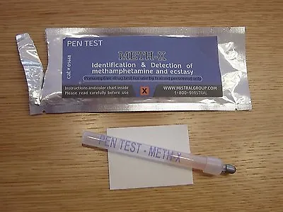 Mistral Meth Methamphetamine Drug Detection Test Identification Residue Pens • $9