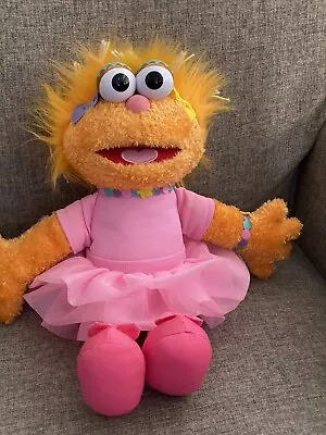 Sesame Street ZOE Muppet 17” Plush Stuffed Animal 2017 • $24.99