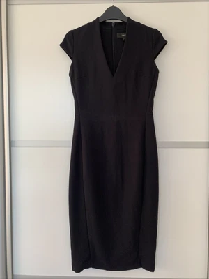 £3.50 • Buy Next Black Pencil Work Midi Dress Size 6 V Neck
