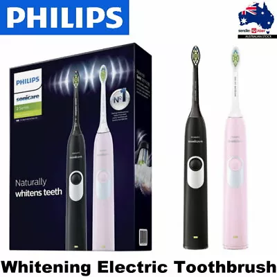 $137.95 • Buy Philips Sonicare 2 Series Whitening Rechargeable Electric Toothbrush 2-handle 