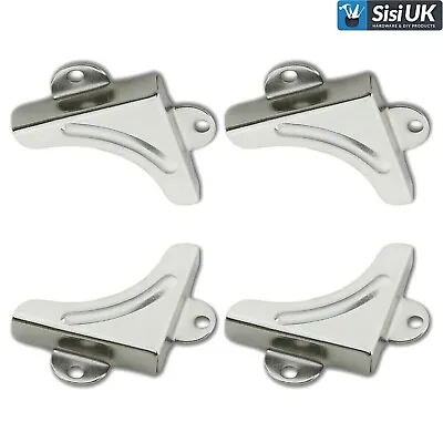 4x MIRROR/PICTURE FRAME BRACKETS Mounting Protect Repair Corner Reinforcers. • £3.55