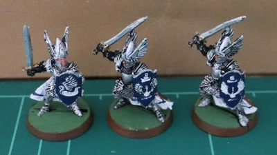 £15.74 • Buy Games Workshop LOTR Gondor Swan Knights Of Dol Amroth On Foot X 3 (QR27)