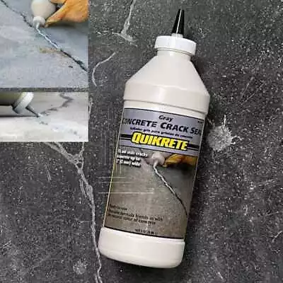 Quikrete Concrete Crack Sealant 1 Qt. Repair Cement Fills Sealants Driveways • $16