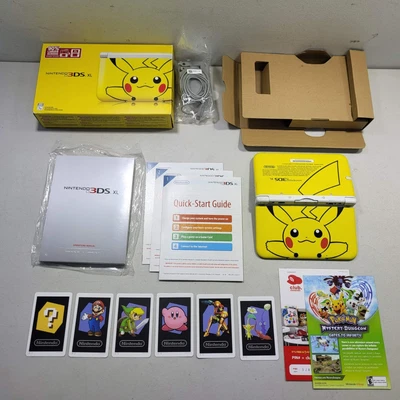 $613.76 • Buy Nintendo 3DS XL Yellow Pikachu Pokemon Limited Edition (Cib) Like New